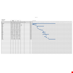 Project Management Gantt Chart Excel example document template