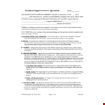 Service Agreement Template for Customer and Supplier | Simplify Service Agreements & Contracts example document template