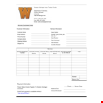 Download Service Purchase Order Template example document template