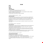 Retail Marketing Specialist Resume example document template