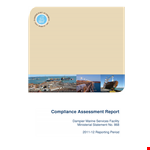 Compliance Assessment Template example document template