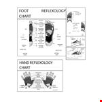 Foot Reflexology Chart - Benefits of Upper and Lower Foot example document template