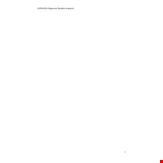 Regional Situation Analysis Template example document template