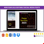 Happy New Year Day Post example document template