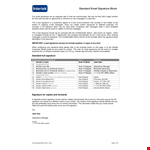 Create a Professional Business Email Signature Block with Intertek | Regular & Arial Fonts example document template