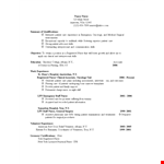 Experienced Nurse with skills in patient care - Nursing Staff Resume example document template