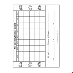 Weekly Sticker Chart Template example document template