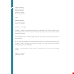 Effective Employee Warning Letter | Improve Employee Performance example document template