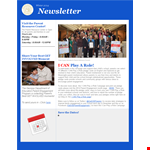 Get Creative with Our Newsletter Template example document template