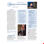 Special Web | Get Speech Templates for Any Occasion example document template