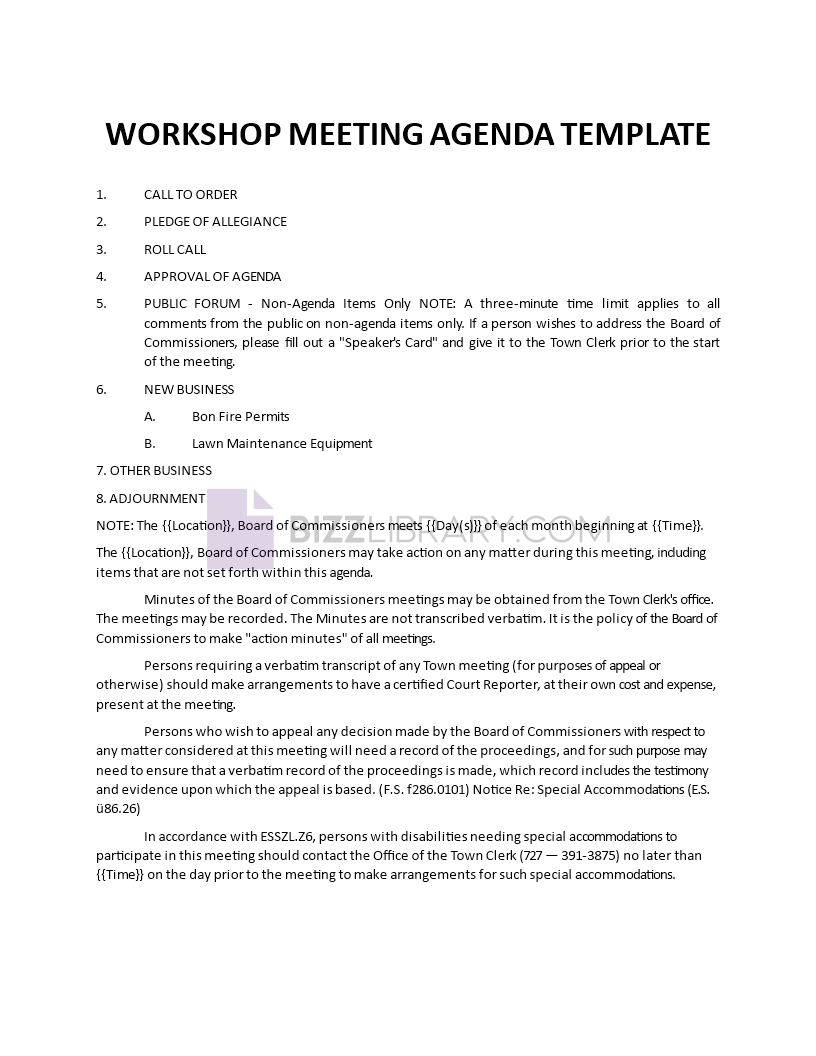 workshop marketing agenda Main Image workshop marketing agenda