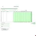 Business & Entertainment Expense Report Template - Total & Mileage example document template