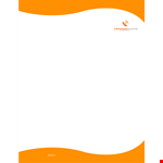 Professional Letterhead Template - Create Custom Business Letterheads example document template 