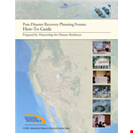 Post Disaster Recovery Plan example document template