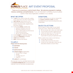 Event Proposal Template - Create a Winning Sales Proposal example document template