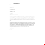Proposal Rejection Letter example document template
