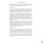 Scholarship Application Essay Template - Country, Program, and Studying example document template