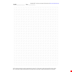 Printable Diagonal Grid Paper example document template