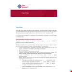 Social Work Case Information Practice Notes example document template