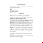 Powerful Press Release | Easy-to-Use Template example document template