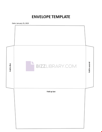 Envelope Printable Template