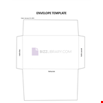 Envelope Printable Template example document template 