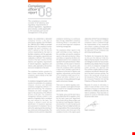 Compliance Officer example document template