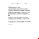 Funny Rude Resignation Letter Template example document template