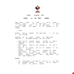 Coach Of The Year Award Template example document template