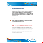 Fundraising Event Marketing Plan example document template