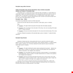 Descriptive Essay Outline Sample example document template