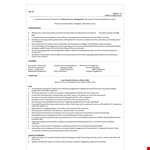 Hr Manager Resume Format - Employee Management Tips example document template