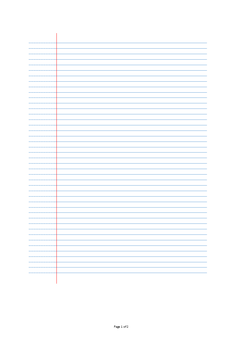 lined paper template template