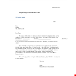 Disapproval Notification Letter: Request for Leave Reconsideration example document template