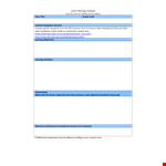 Lesson Plan Template - Create an Effective Lesson Plans example document template