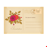 Create stunning postcards with our Postcard Template - customize and print example document template