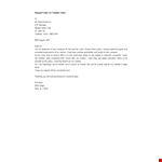 Request For Employee Transfer Letter Template example document template 