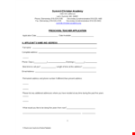 Preschool Teacher Application Letter: Employment, Reporting, Credit, Information, and Consumer example document template