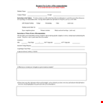Request Letter Of Recommendation Template example document template