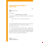 Complaint about Service Delay: Addressing Company Contract Performance in Cleaning example document template