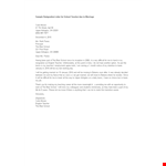 Resignation Letter With Reason Of Marriage example document template