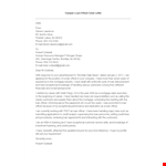 Loan Officer Application Letter example document template