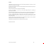 Send a Heartfelt Congratulations Letter | Template Included example document template