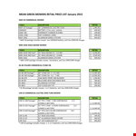 Mean Green Retail Price Jan PDF - Best Package & Battery Deals example document template 