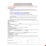 Submit Request for Vacation - Streamline the Process with our Form example document template