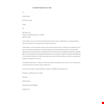 Formal Candidate Rejection example document template