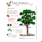 Fillible Family Tree Template example document template