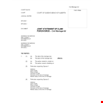Download Divorce Papers Template - Simplify Your Divorce Process with a Comprehensive Legal Document example document template