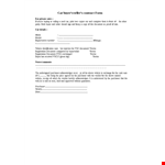 Secure Your Vehicle Purchase with Our Agreement Document example document template