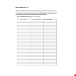 Drivers Daily Log - Track Your Driving Hours with the Help of a Guardian example document template